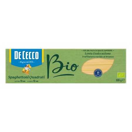 MASSA SPAGHETTONI QUADRATI BIO DE CECCO 500g